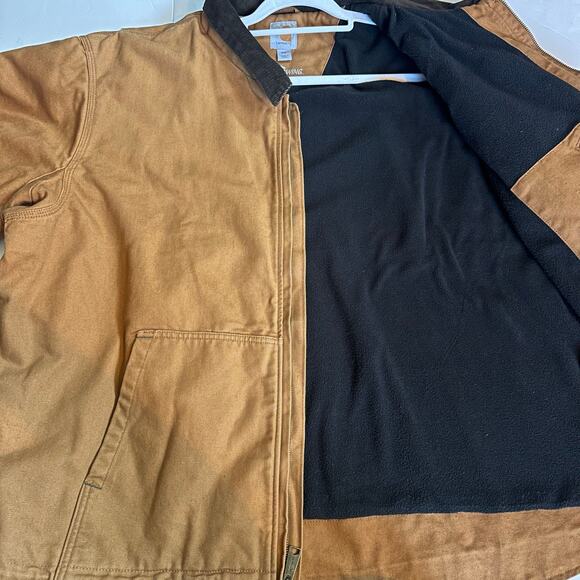 Carhartt Full Swing Jacket Fleece Lined Men’s Size 2XL 103370 Chore Coat Work - Picture 10 of 12
